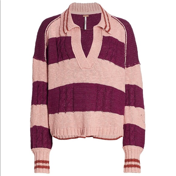 Free People Pembrook Striped Sweater - Picture 2 of 7